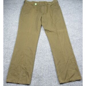 Polo Ralph Lauren‎ Pants Mens 38x30 Olive Green Brown Chino Straight Leg Flawed